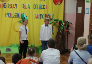 Występy dzieci z przedszkola.