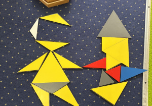 Nasze kompozycje z figur geometrycznych.