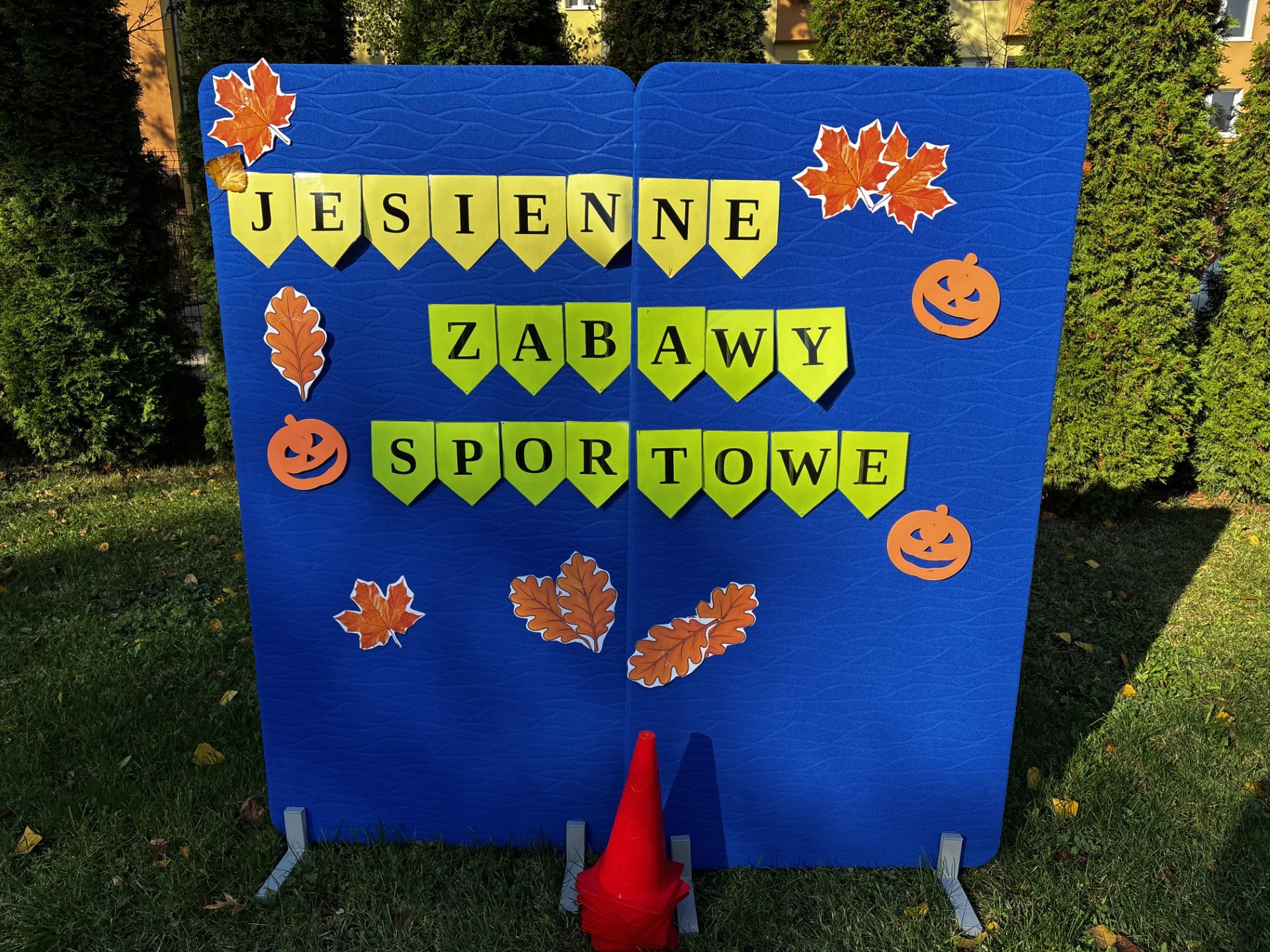 Jesienne zabawy sportowe