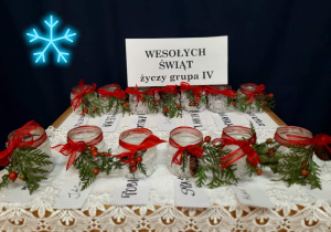 Lamiony wykonane przez dzieci.