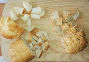 Pieczywo, które kupiliśmy w piekarni.