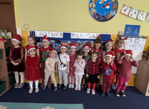 Mikołajki w klasie.