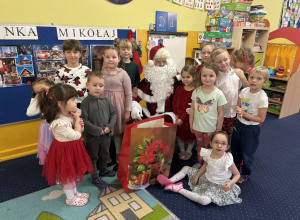 Wizyta Św. Mikołaja w przedszkolu