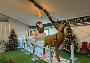 sanie Mikołaja, renifer