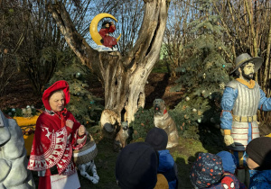 wizyta dzieci w krainie Świętego Mikołaja