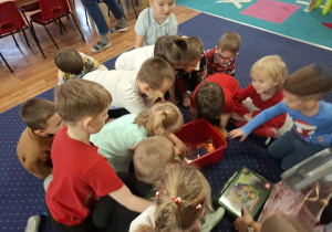 wizyta Mikołaja u dzieci z grupy1