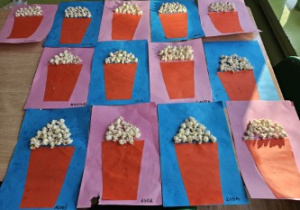 Prace plastyczne dzieci.