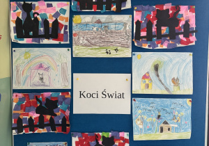 Prace plastyczne dzieci.