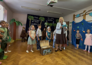 Wręczenie dyplomów dla dzieci odchodzących z przedszkola.