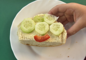Warzywna kanapka.