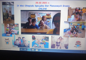 Zdjęcie przedstawiające uczestników olimpiady gier planszowych.